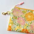 Sunny Floral Clip-On Pouch