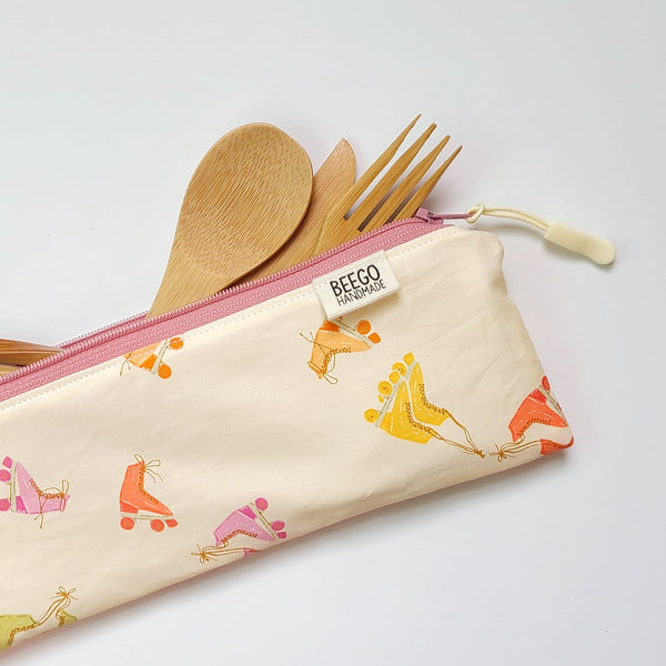 Roller Skates Cutlery Pouch