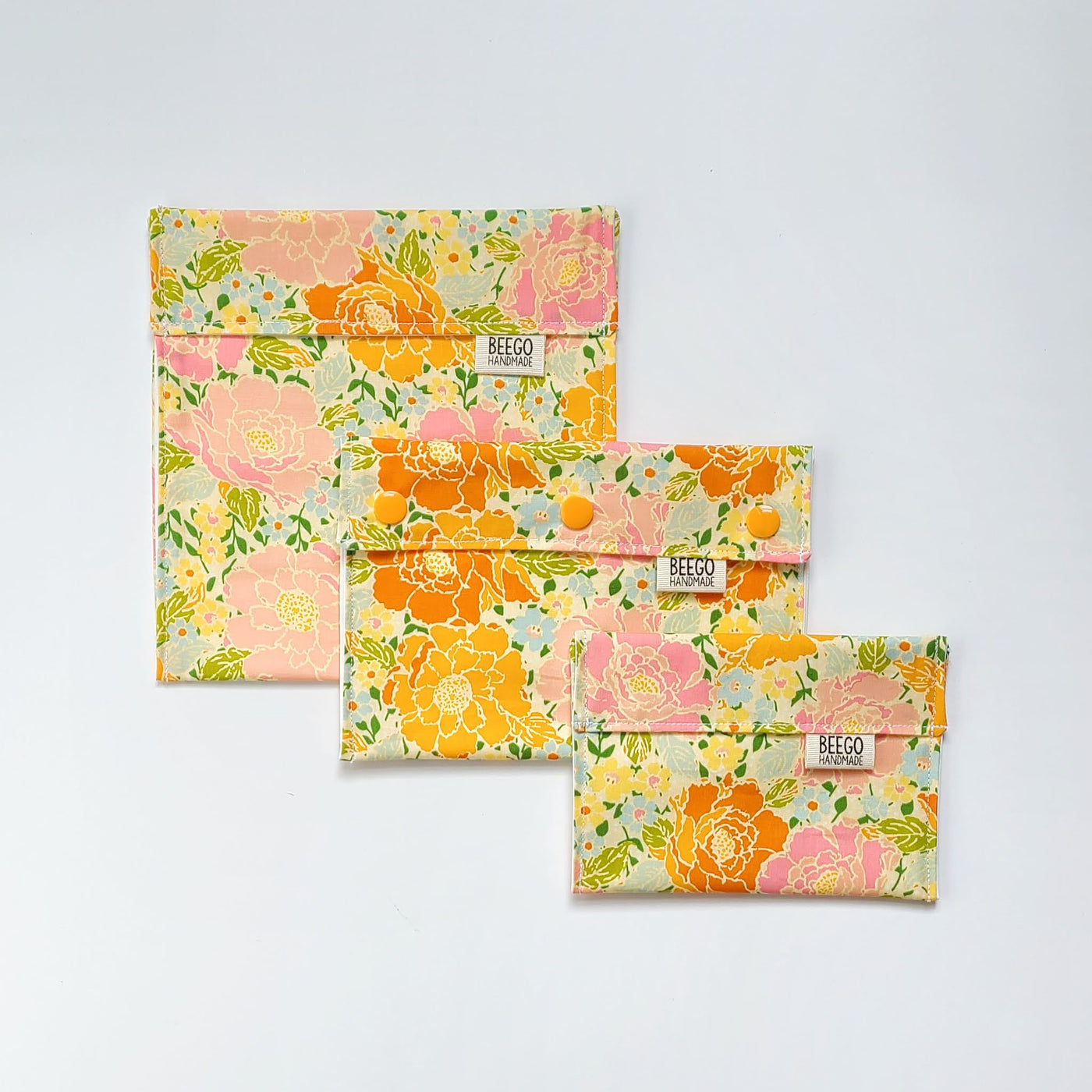 Sunny Floral Snack Bag