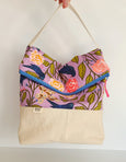 Purple Blackbird Washable Insulated Lunch Bag