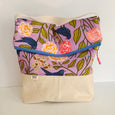 Purple Blackbird Washable Insulated Lunch Bag