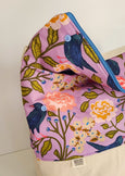 Purple Blackbird Washable Insulated Lunch Bag