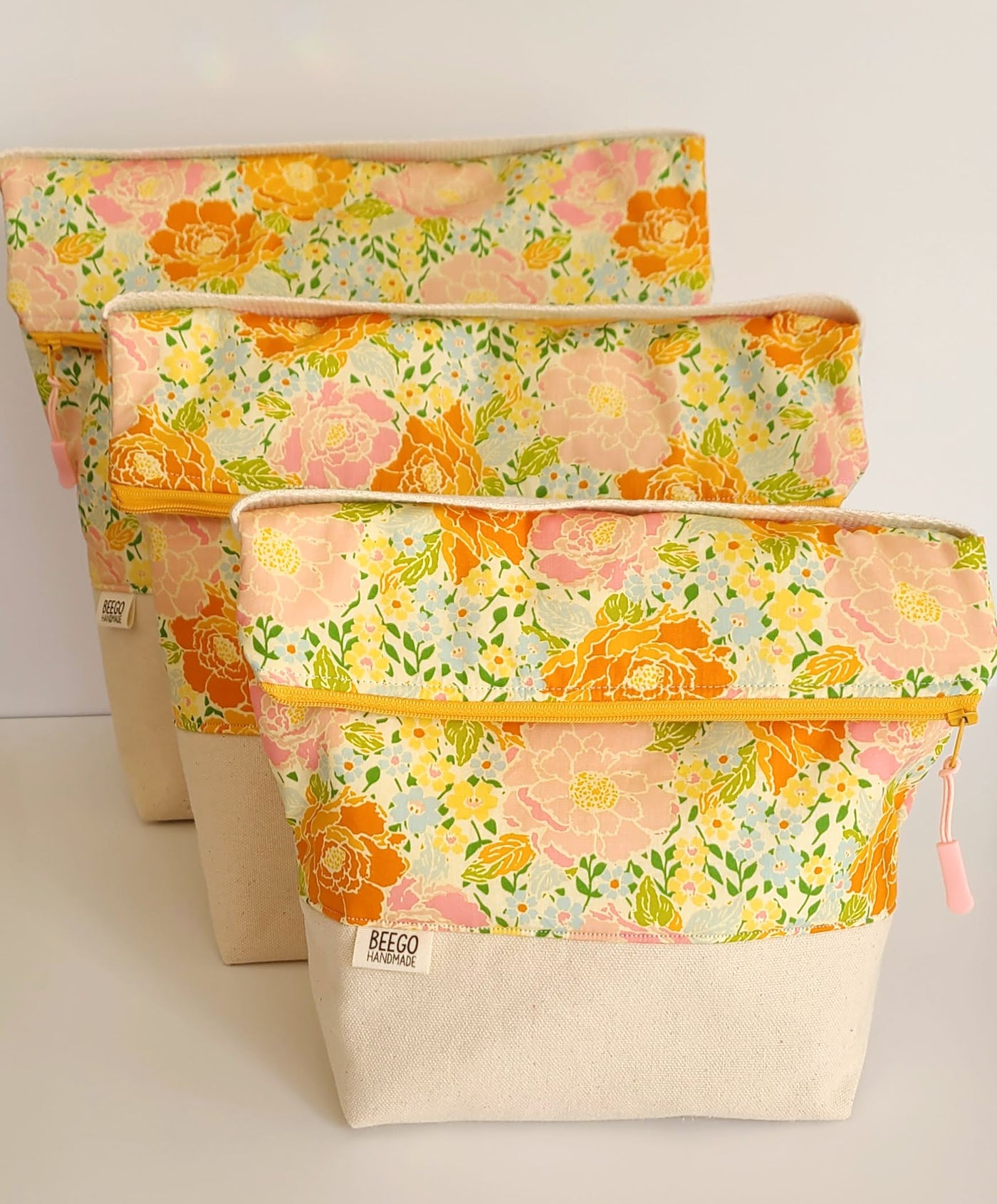 Sunny Floral Insulated Washable Lunch Bag