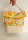 Sunny Floral Insulated Washable Lunch Bag