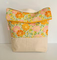 Sunny Floral Insulated Washable Lunch Bag