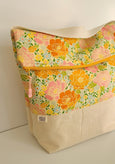 Sunny Floral Insulated Washable Lunch Bag