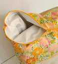 Sunny Floral Insulated Washable Lunch Bag