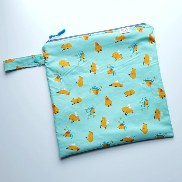 Blue Capybara Wet Bag