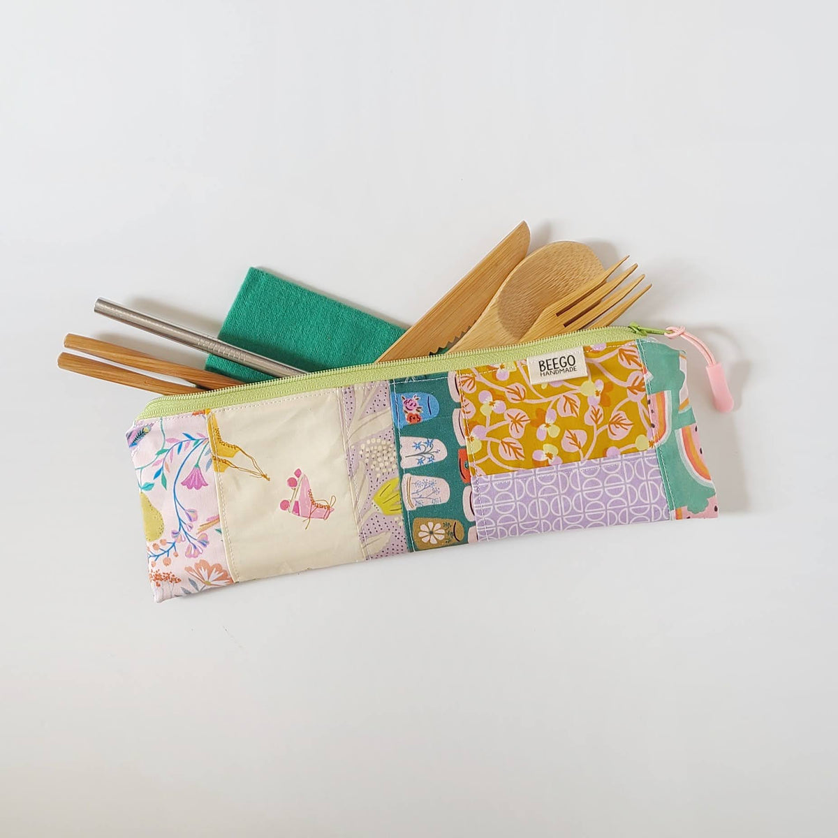 #1 - Mix and Match Divided Cutlery Pouch – Beego Handmade