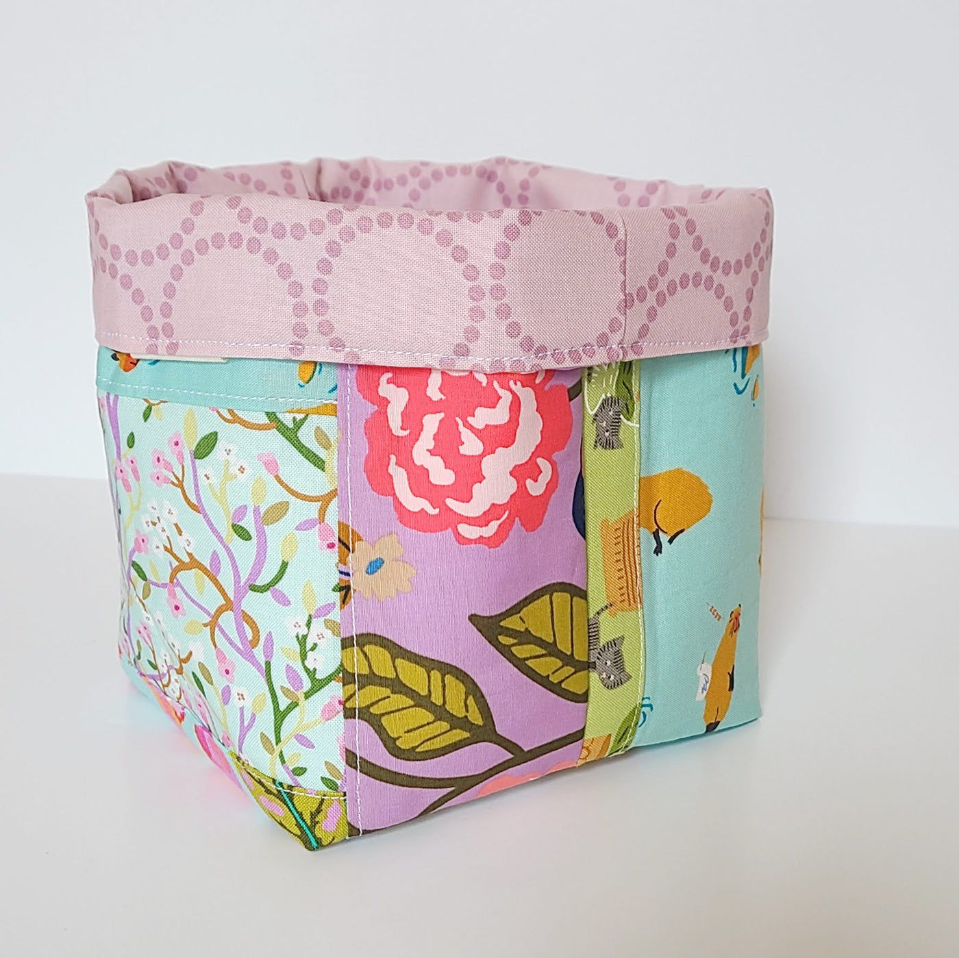 #60 Mix and Match Reversible Fabric Bin