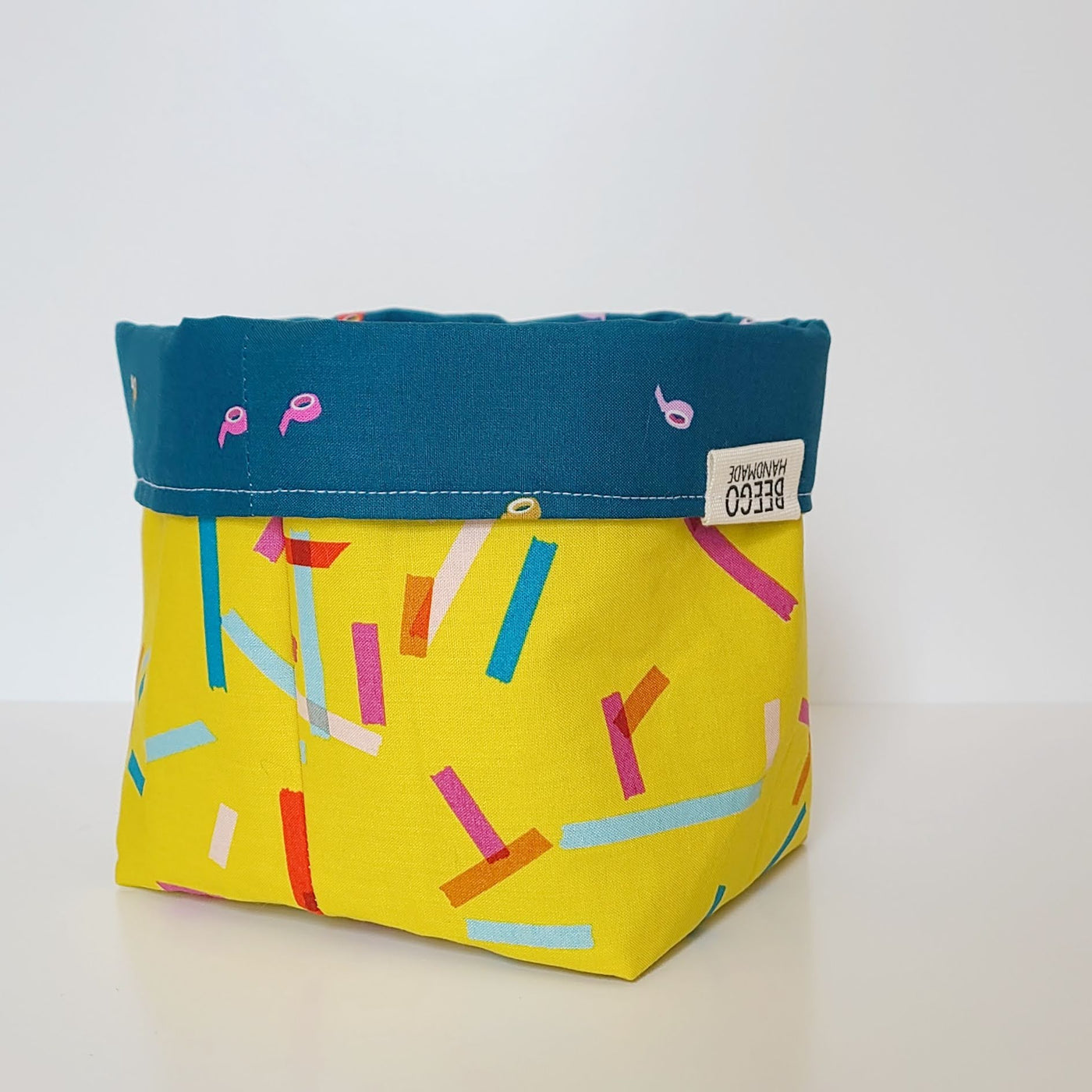 #61  Mix and Match Reversible Fabric Bin