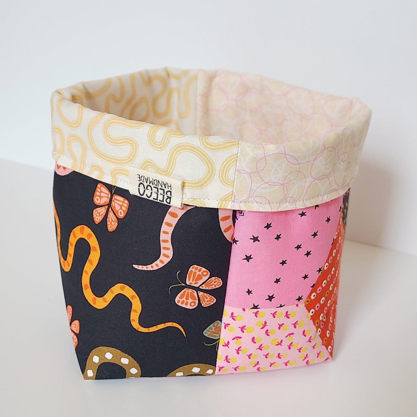 #62 Mix and Match Reversible Fabric Bin