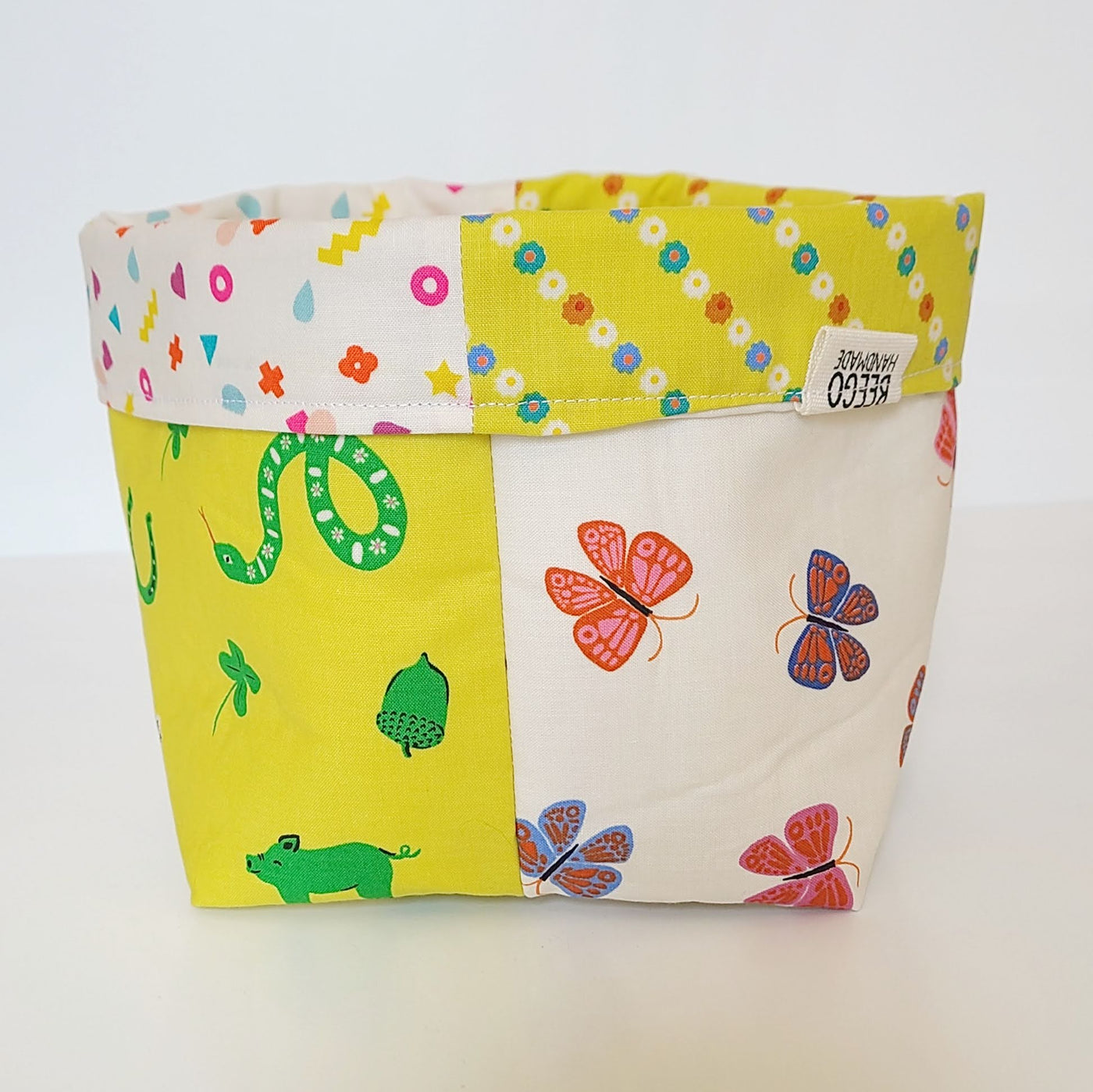 #70 Mix and Match Reversible Fabric Bin