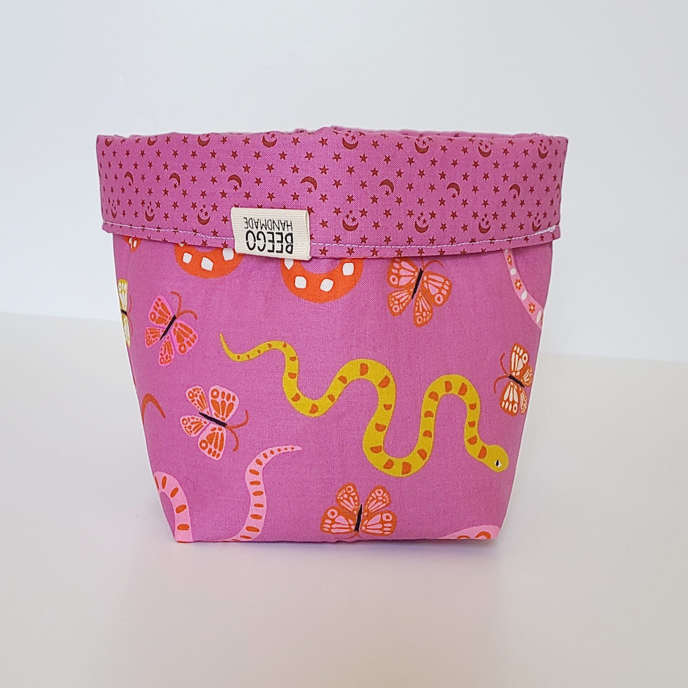 #74 Mix and Match Reversible Fabric Bin