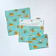 Blue Capybara Snack Bag