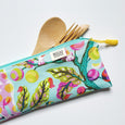 Blue Electro Kitty Cutlery Pouch