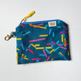 Blue Washi Tape Clip-On Pouch