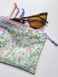 Leafy Vines Clip-On Pouch