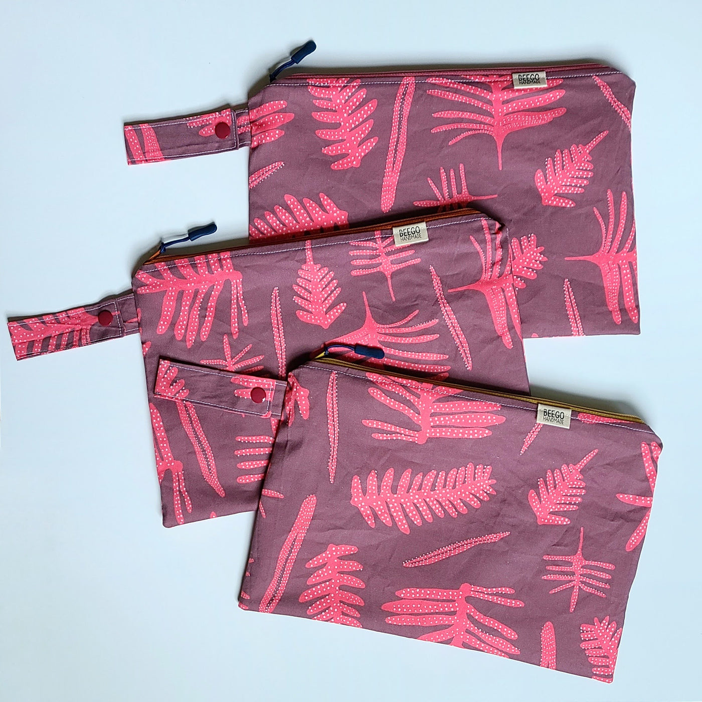 Pink Polypody Wet Bag