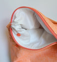SALE Wonky Peachy Fields Insulated Washable Lunch Bag