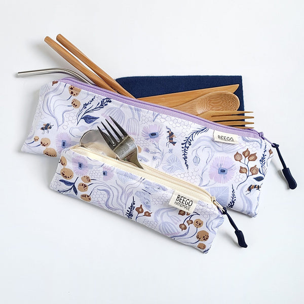 Busy Bees Cutlery Pouch (Standard and Kids)