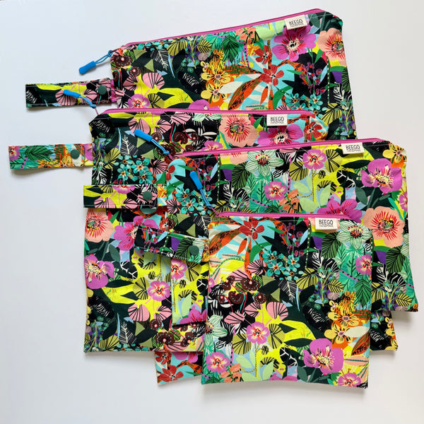 Flower Collage Wet Bag