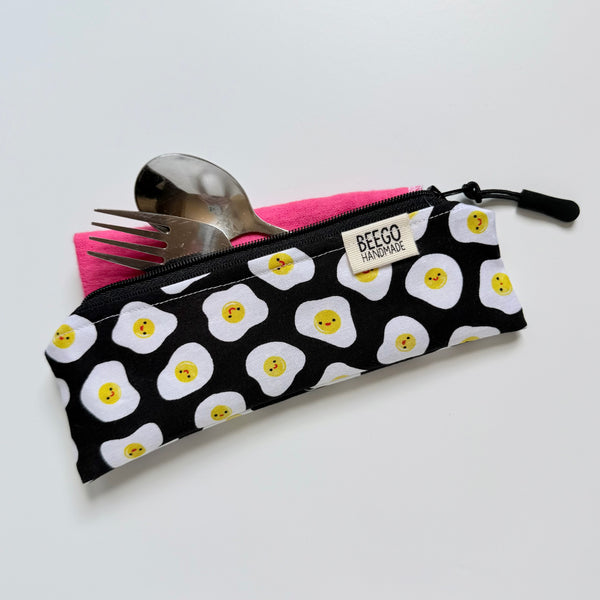Fried Egg Cutlery Pouch