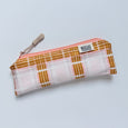 Mustard Plaid Kids Cutlery Pouch