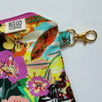 Flower Collage Clip-On Pouch