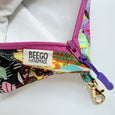 Flower Collage Clip-On Pouch