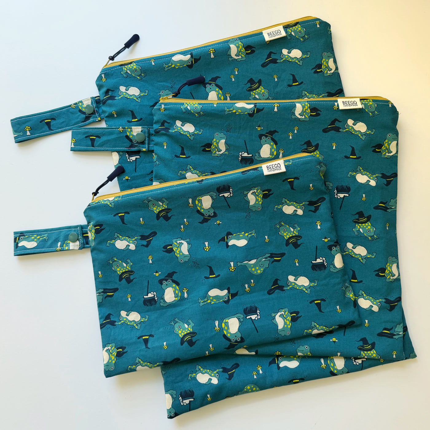 Witchy Toads Wet Bag