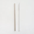 Stainless Steel Straw and Brush Set