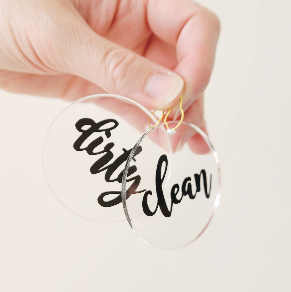 Clean + Dirty Tags – Beego Handmade