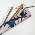 Shade Palms Straw Pouch