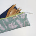Mint Polypody Divided Cutlery Pouch